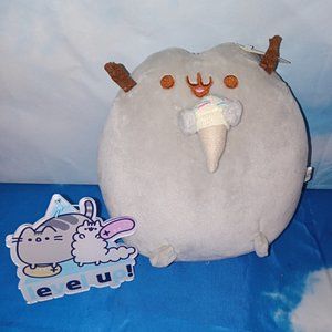 7” Pusheen Gund plush with Gamer box exclusive Ornament “level up”